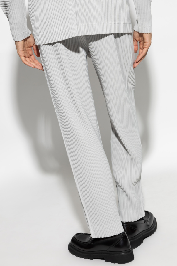 名作　美品　homme plisse issey miyake プリーツ パンツ HOMME PLISSE ISSEY MIYAKE/オム プリッセ イッセイ ミヤケ